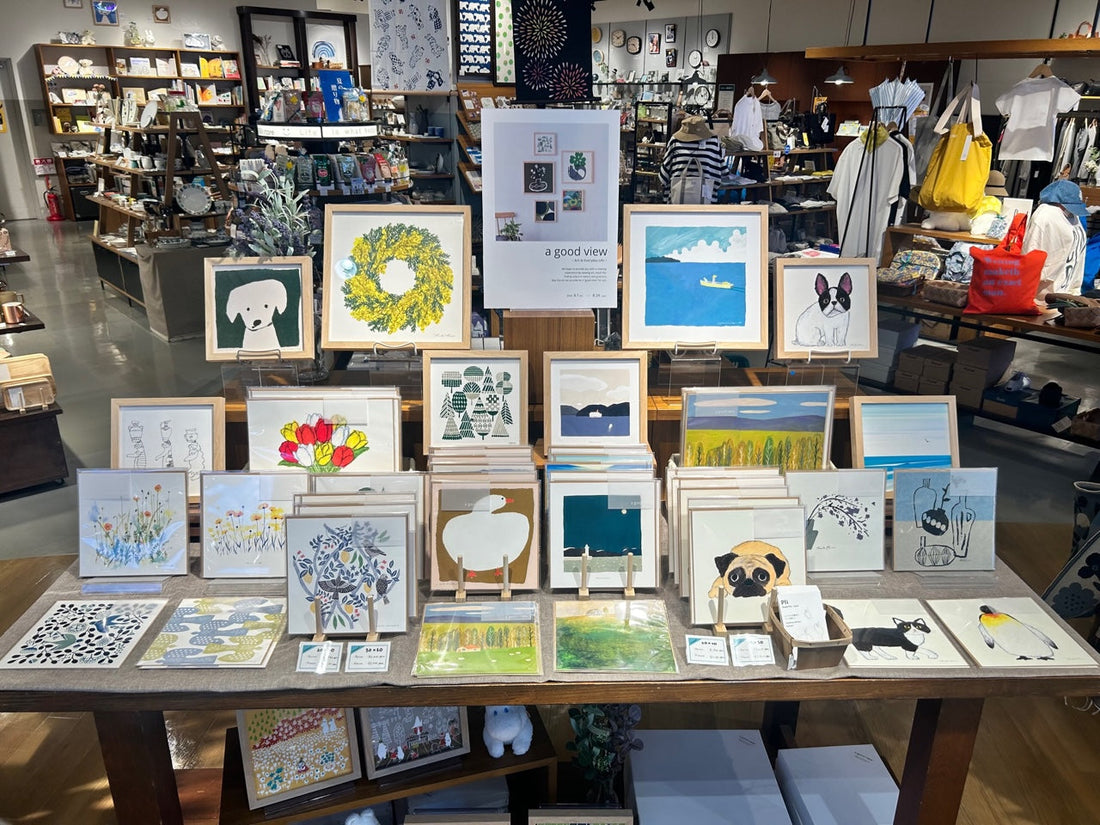 【終了】グリンストア大日店さまで、 a good view のpop-upイベントを開催中