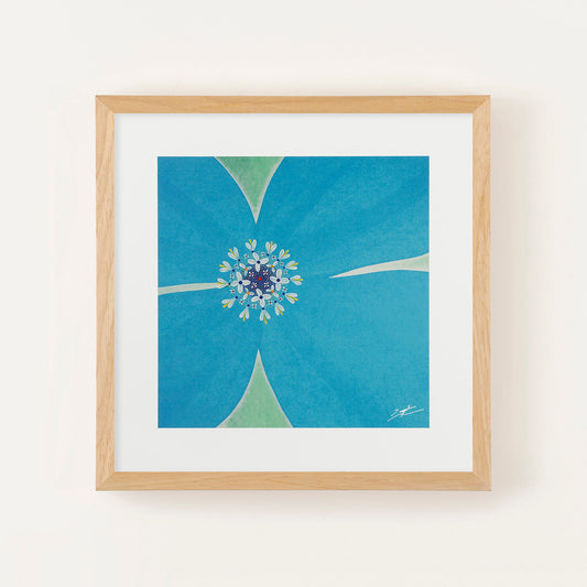 FAIRY FLOWER (Fairy Flower) blue frame set