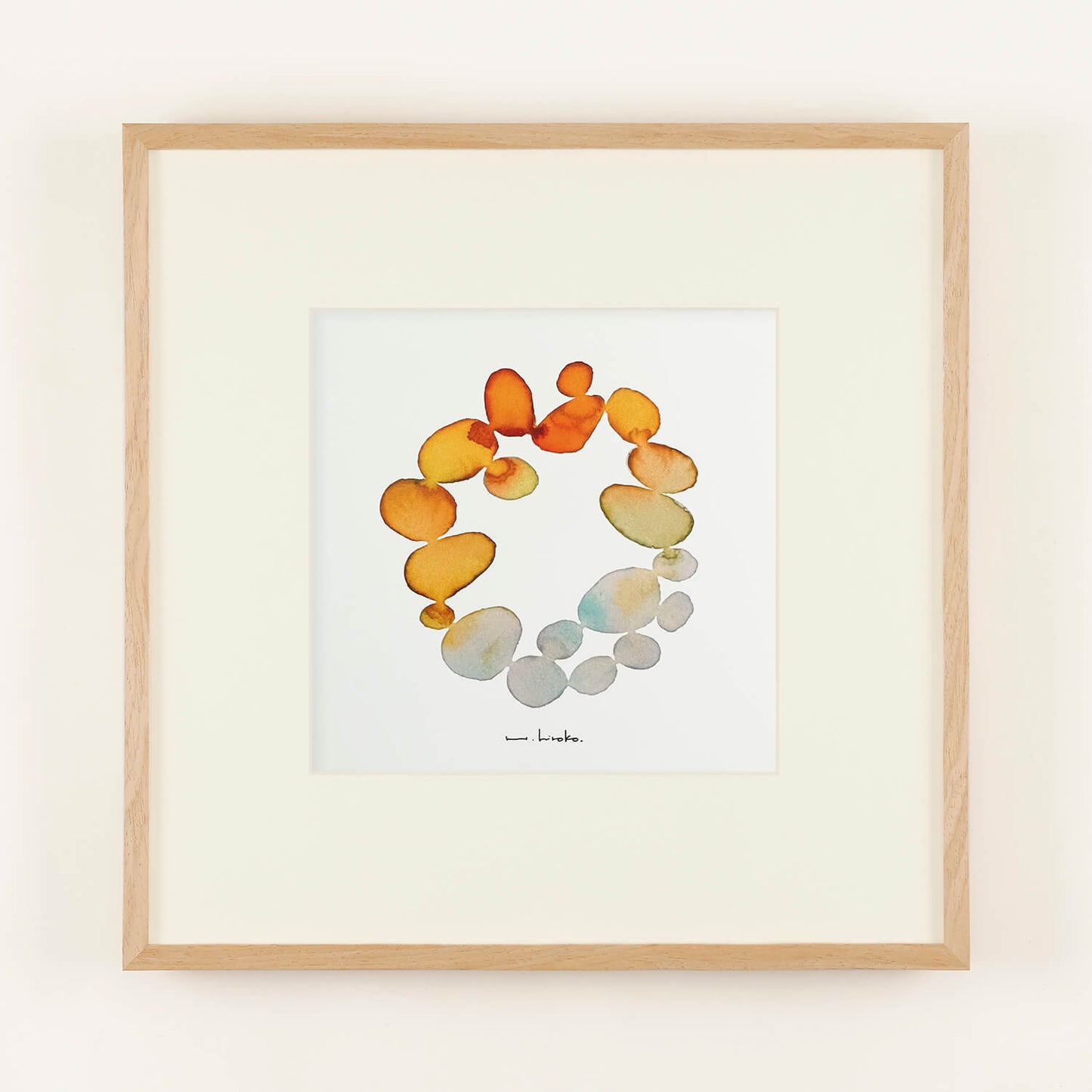 HIKARINOWA Frame 50 + Framed Mat Included