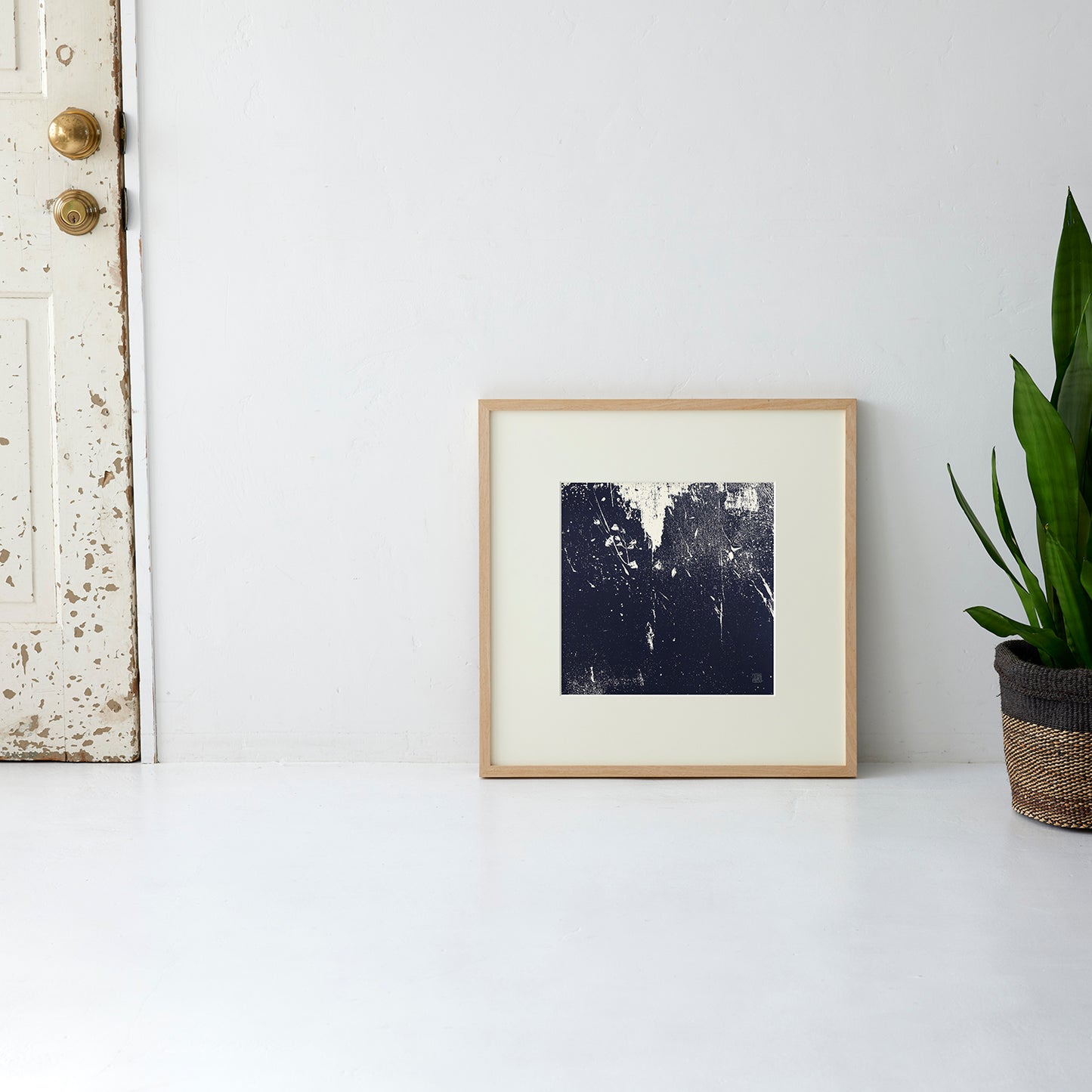 LE MUR (Le Muer) Frame 50+ with framed mat.