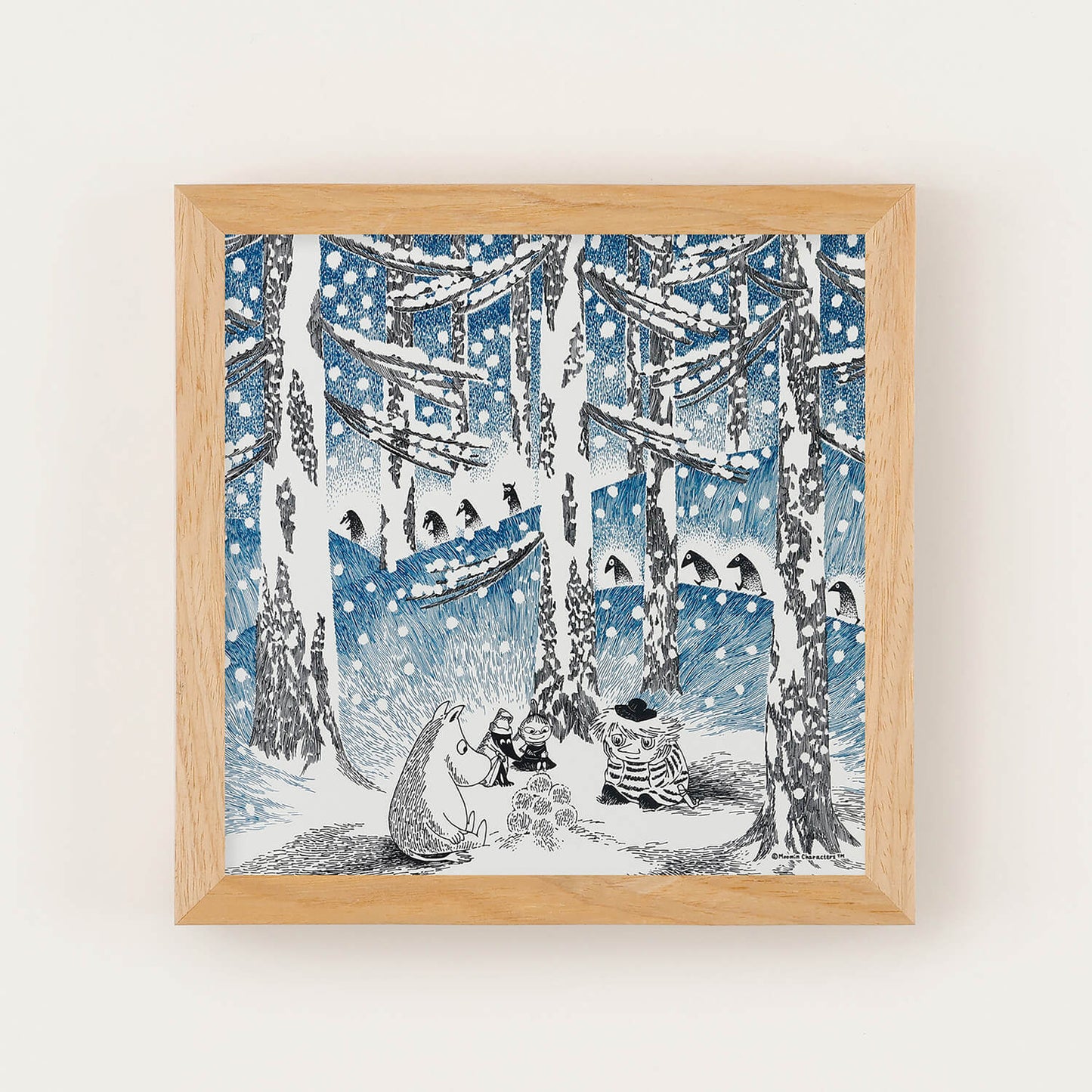 MOOMIN YUKIDAMA NO AKARI(ゆきだまの灯)blue フレームセット