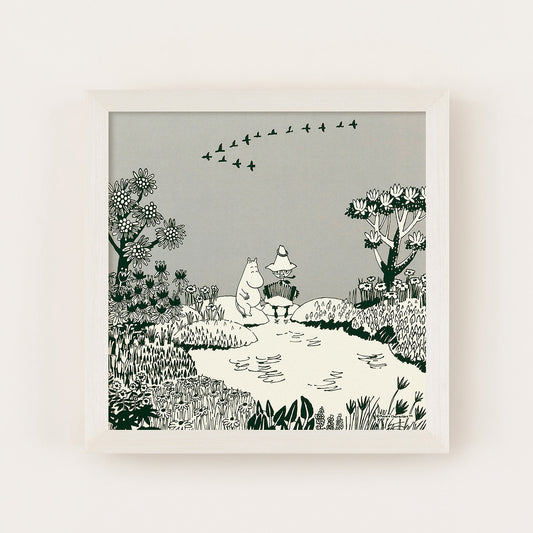 MOOMIN MIZUBENOFUTARI(水辺のふたり)gray フレームセット
