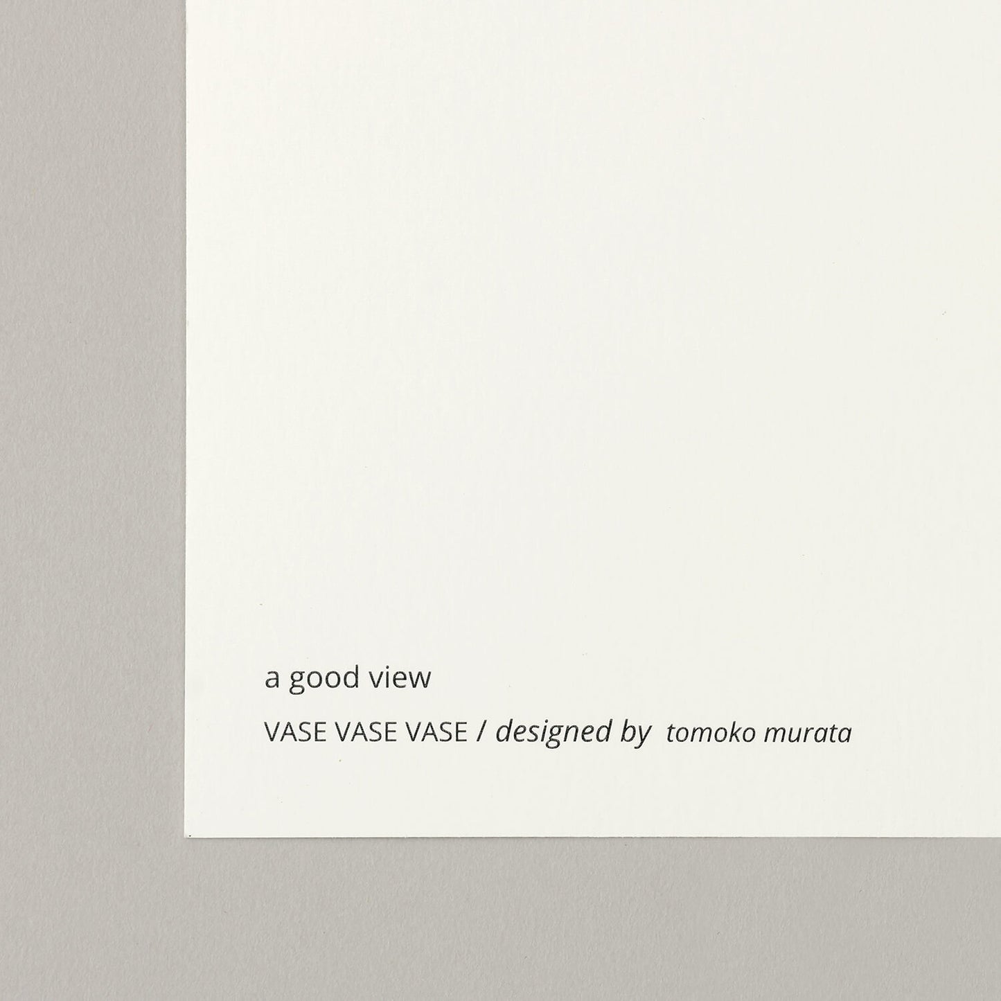 VASE VASE VASE (ベースベースベース) bluegray