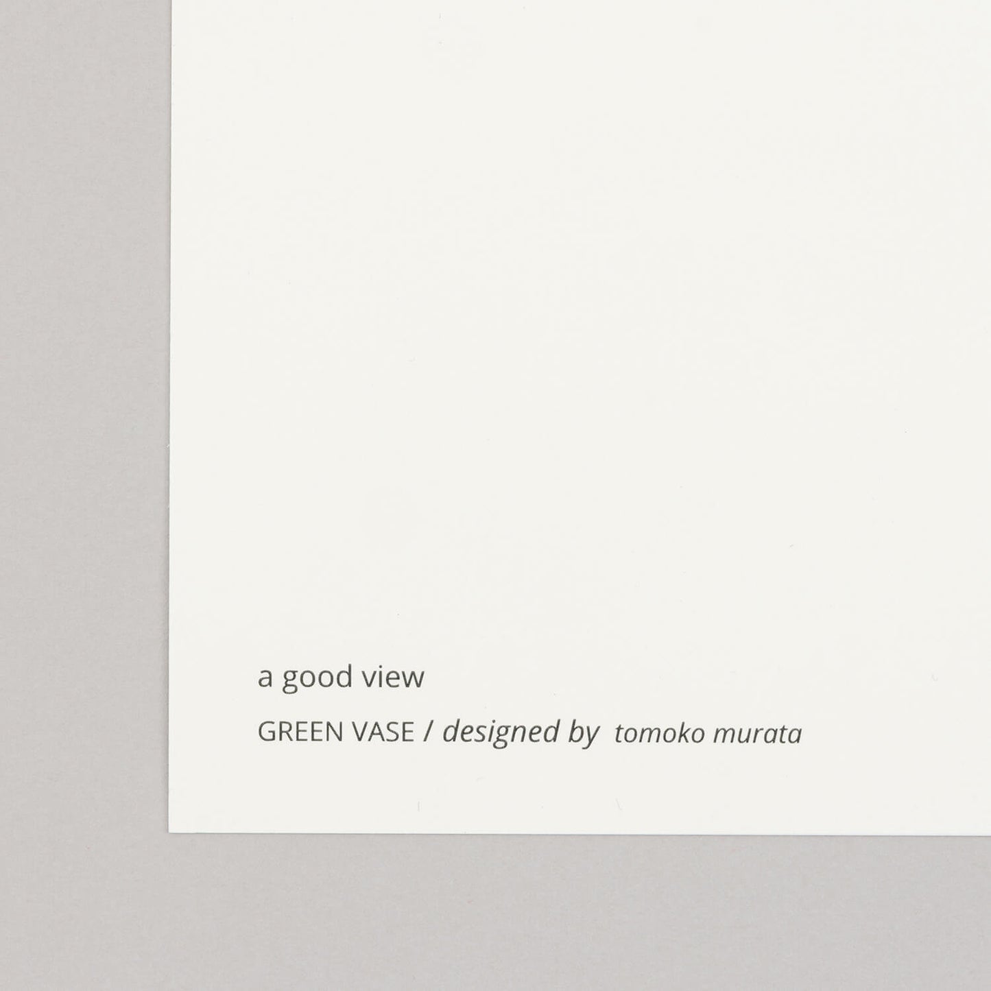 Green Vase Green Frame Set