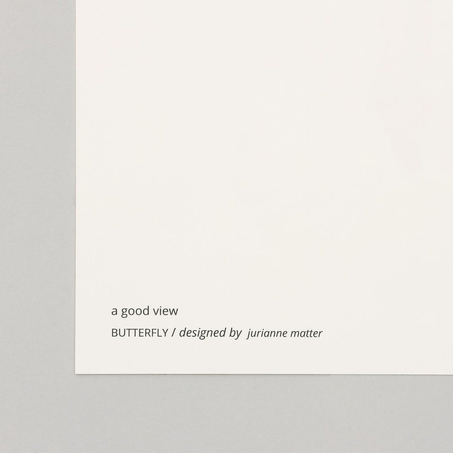 BUTTERFLY (Butterfly) terracotta frame 50+ with framed mat.