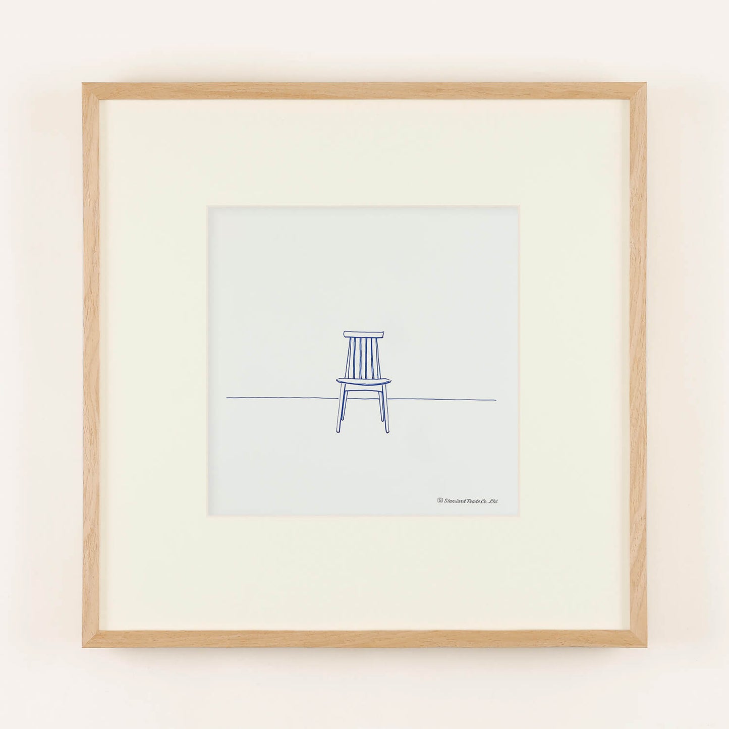 CHAIR(チェア) フレーム50+額装マット付き