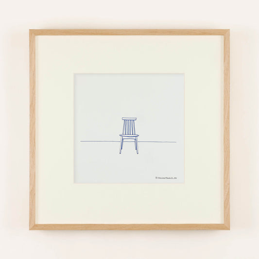CHAIR(チェア) フレーム50+額装マット付き