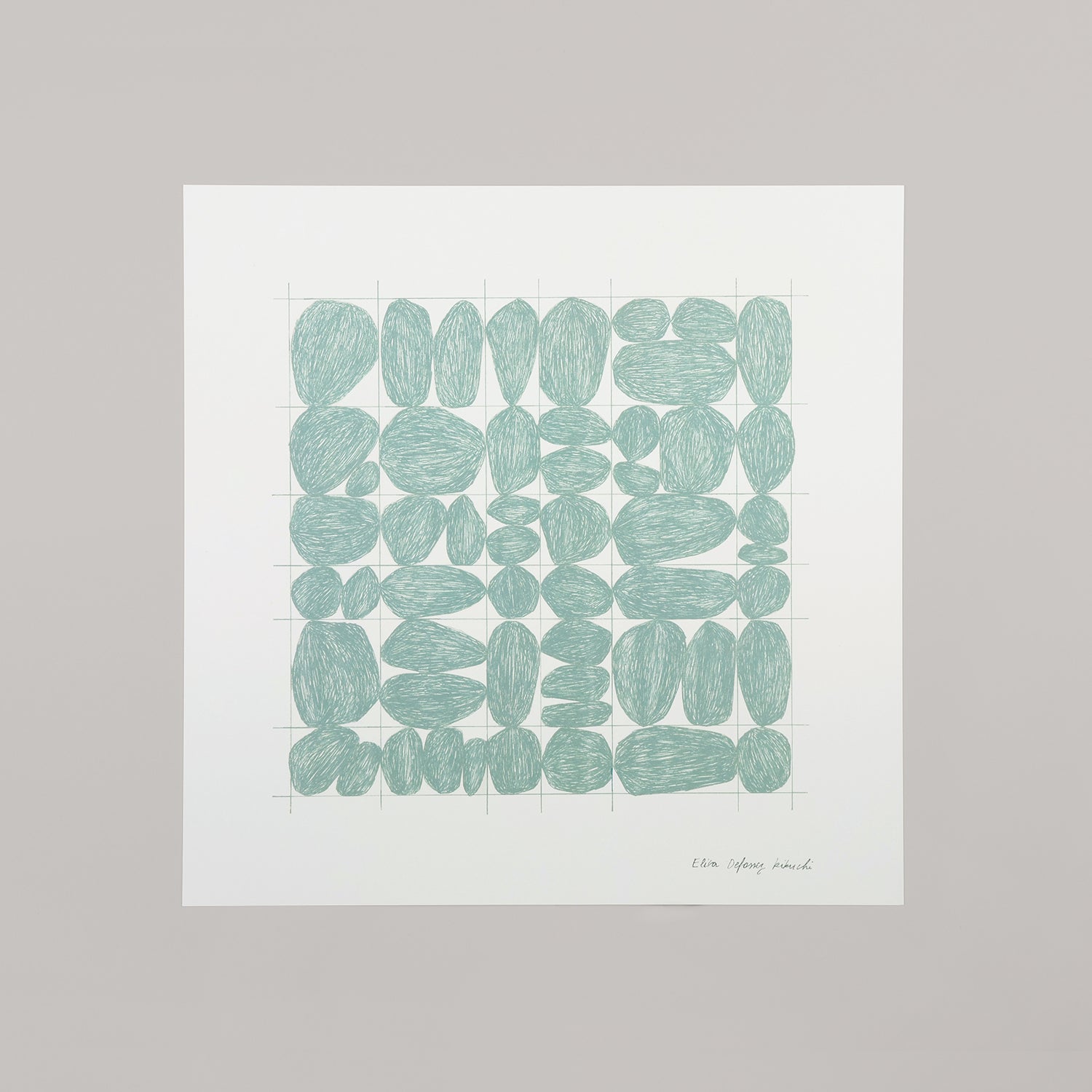 stones grid(ストーンズグリッド)blue - a good view