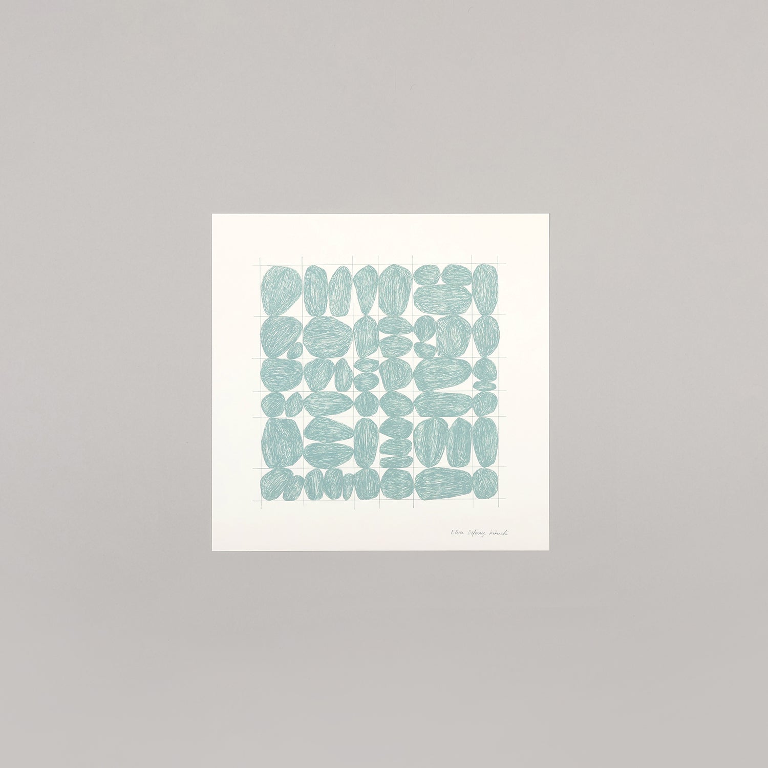 stones grid(ストーンズグリッド)blue - a good view