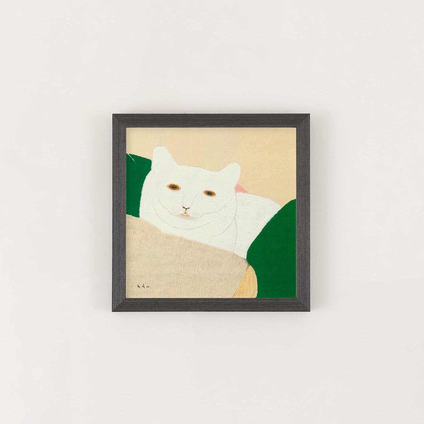 いえにいるシロネコ　フレームセット