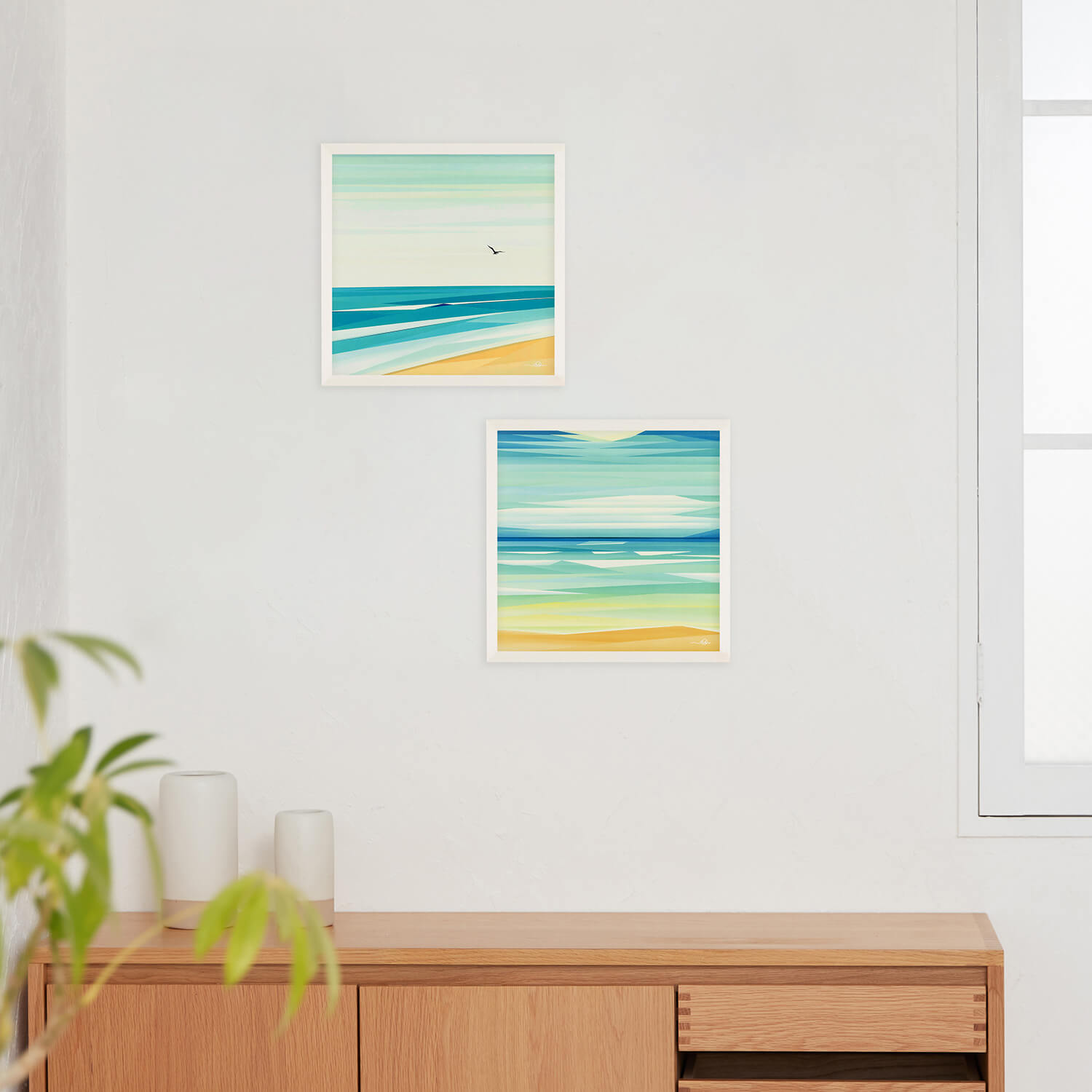 アートポスター | ​水縹（みはなだ）の1200 フレームセット – a good view