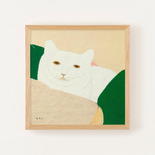 いえにいるシロネコ　フレームセット