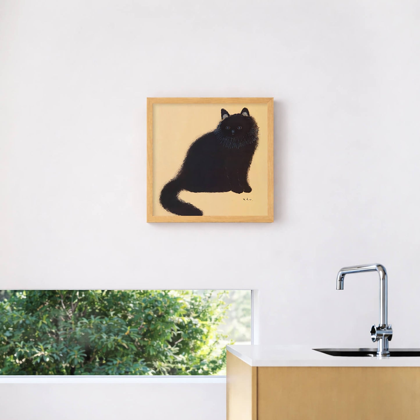 いえにいるクロネコ　フレームセット