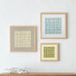 Stones Grid (Stones Grid) Gray Frame Set