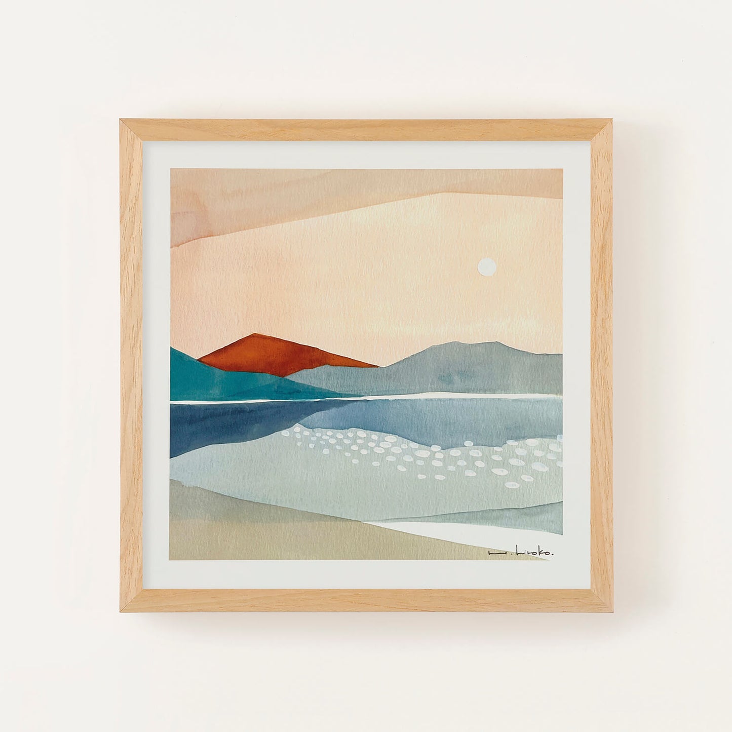 光を受けて　フレームセット