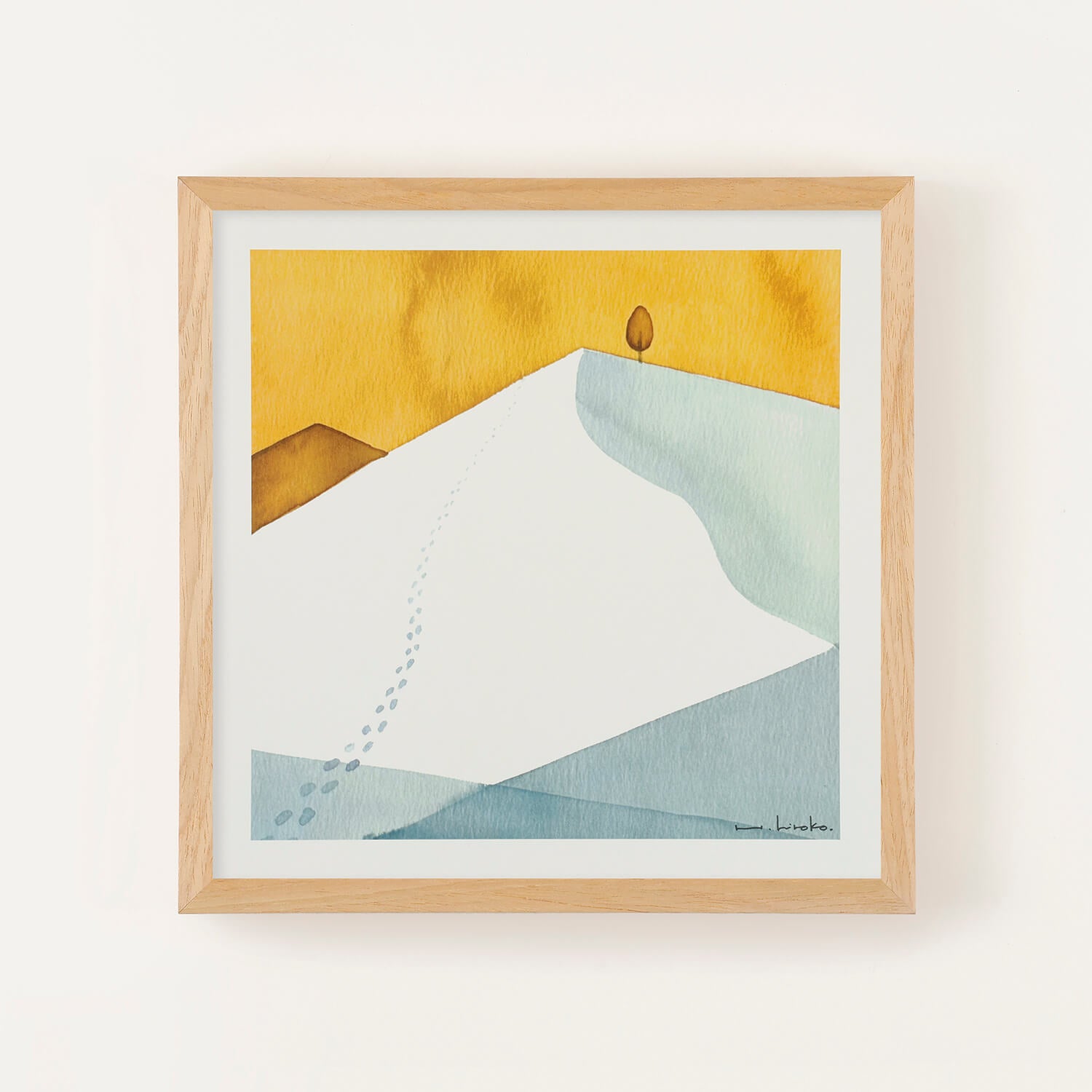 アートポスター | ​あの木のところまで フレームセット – a good view