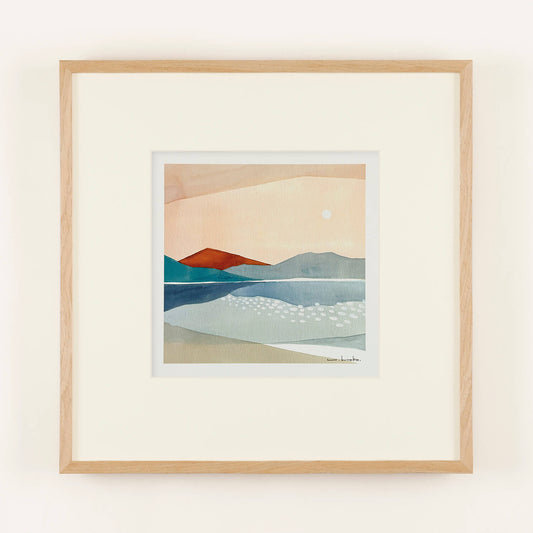 光を受けて　フレーム50＋額装マット付き