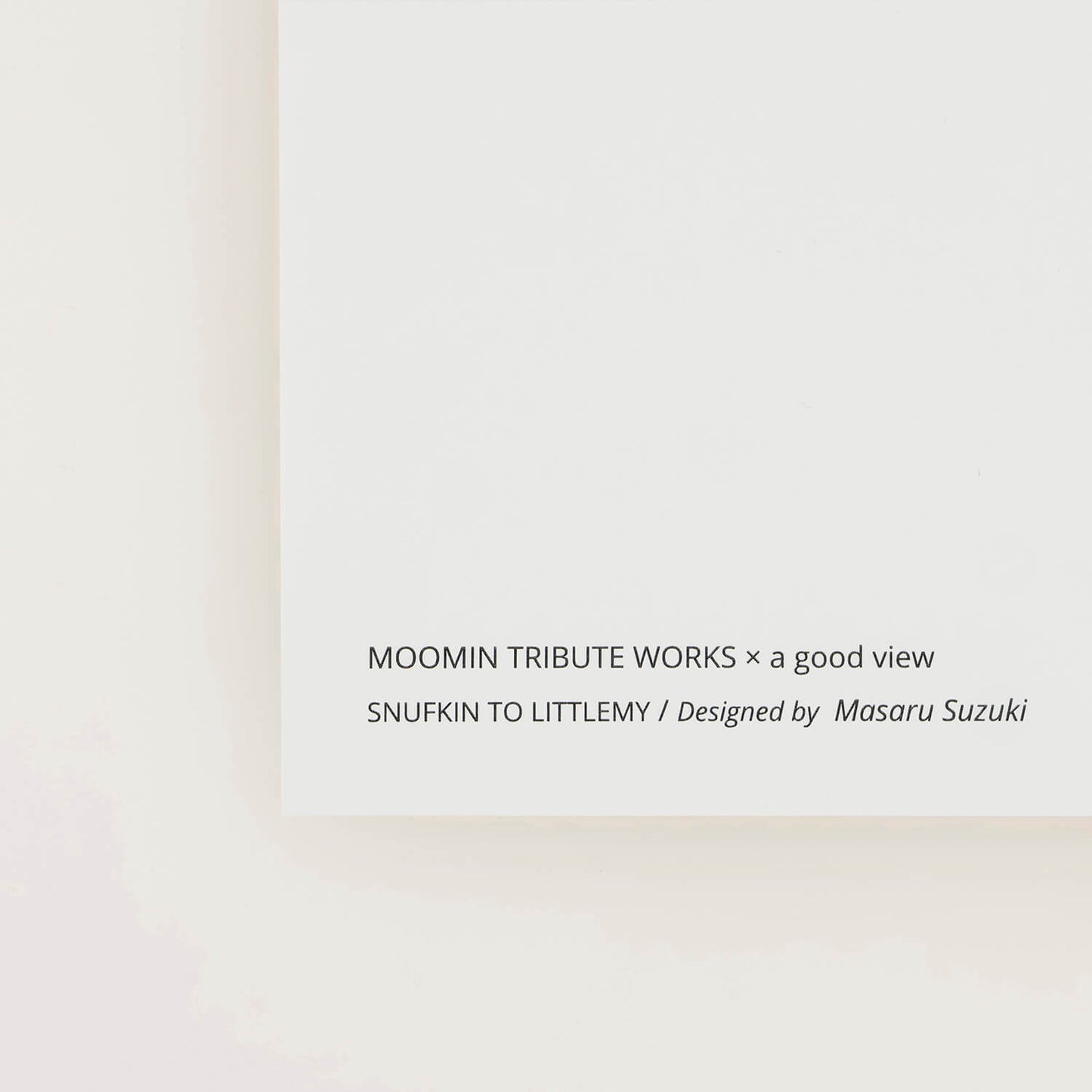 MOOMIN　SNUFKIN TO LITTLEMY （スナフキンとリトルミイ）sax フレームセット