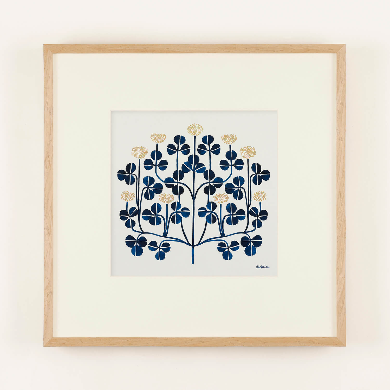 額装品/ブルー 2/黒田 アキ/アート/ポスター/インテリア 額装品/ブルー 2/黒田 アキ/アート/ポスター/インテリア 黒田アキ【Aki