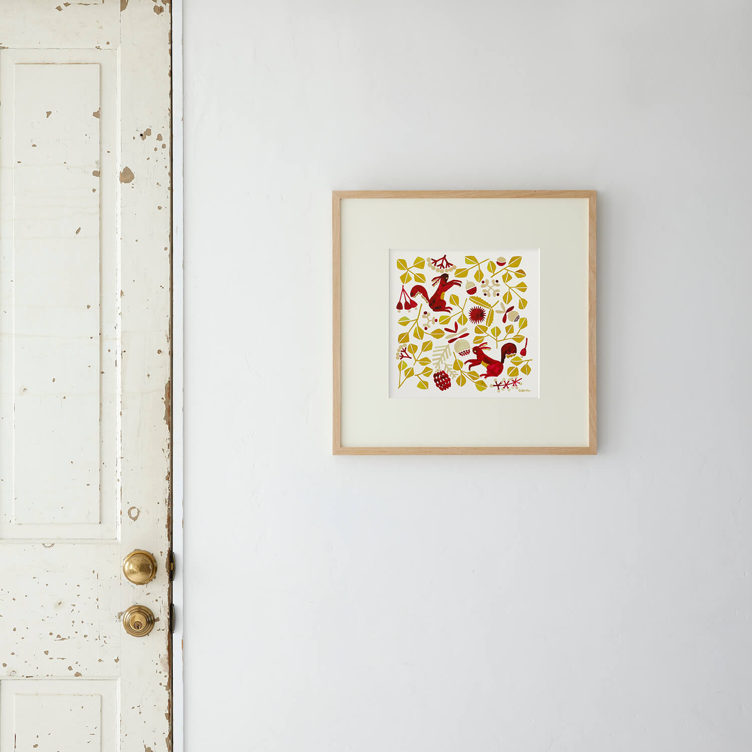 アートポスター | The Forest of Squirrels（リスノモリ ） フレーム