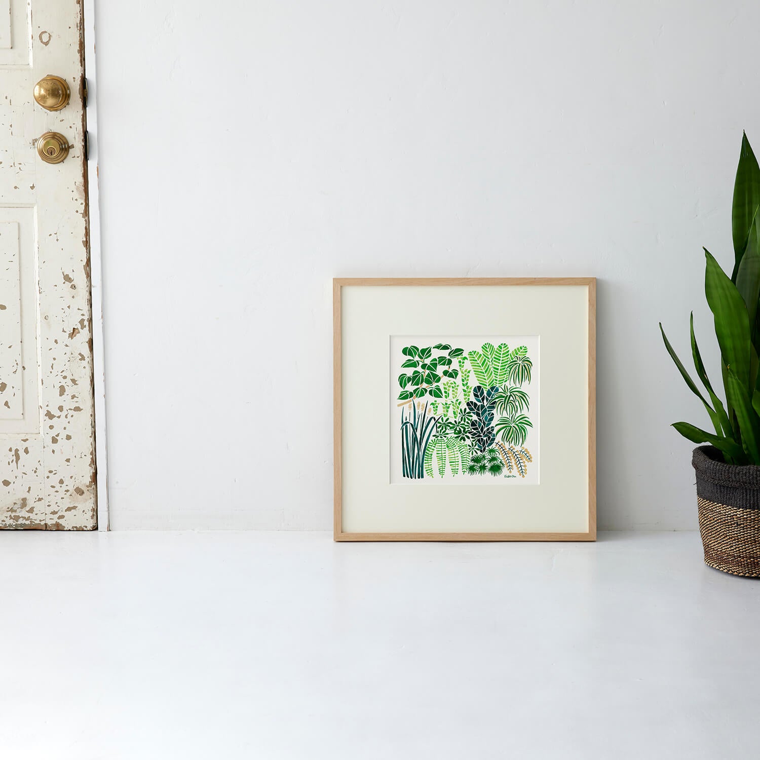 アートポスター | Botanicals（ボタニカル ） フレーム50＋額装マット