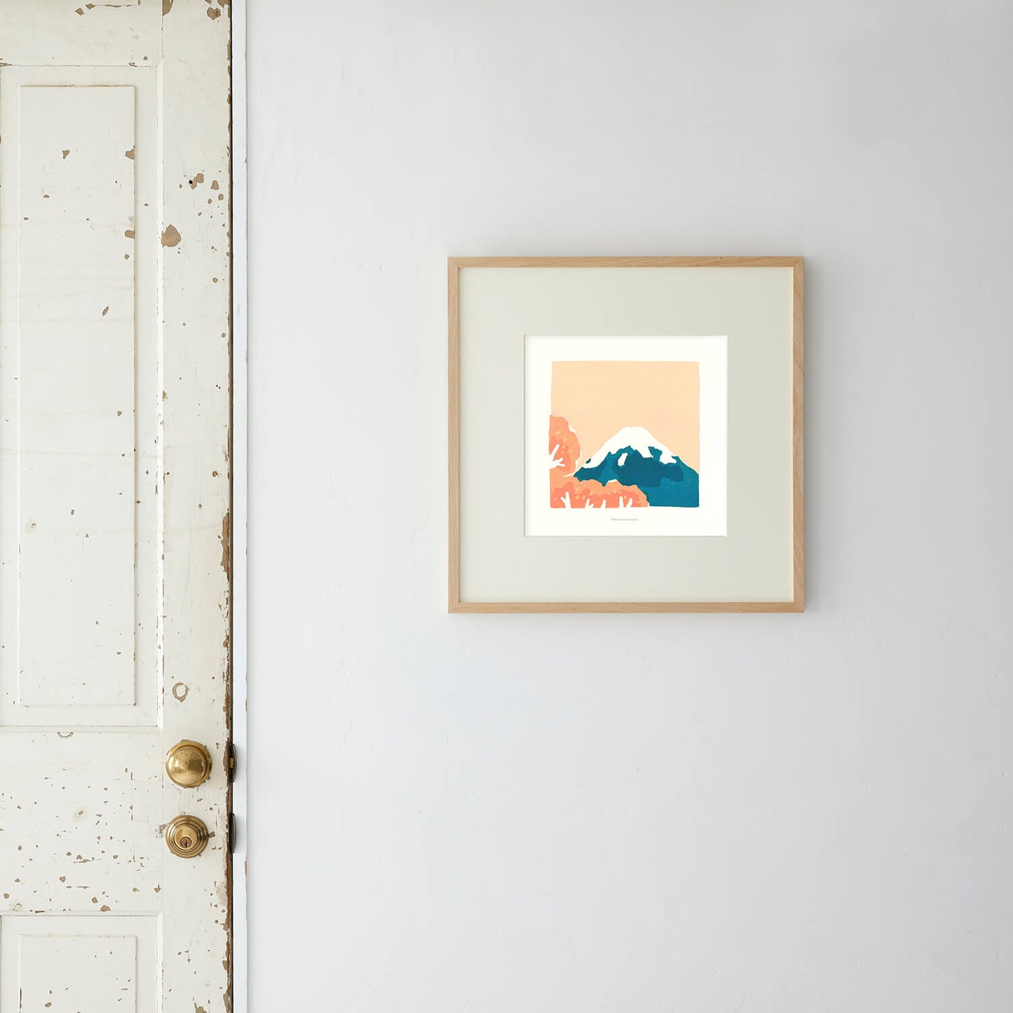 富士山　フレーム50＋額装マット付き