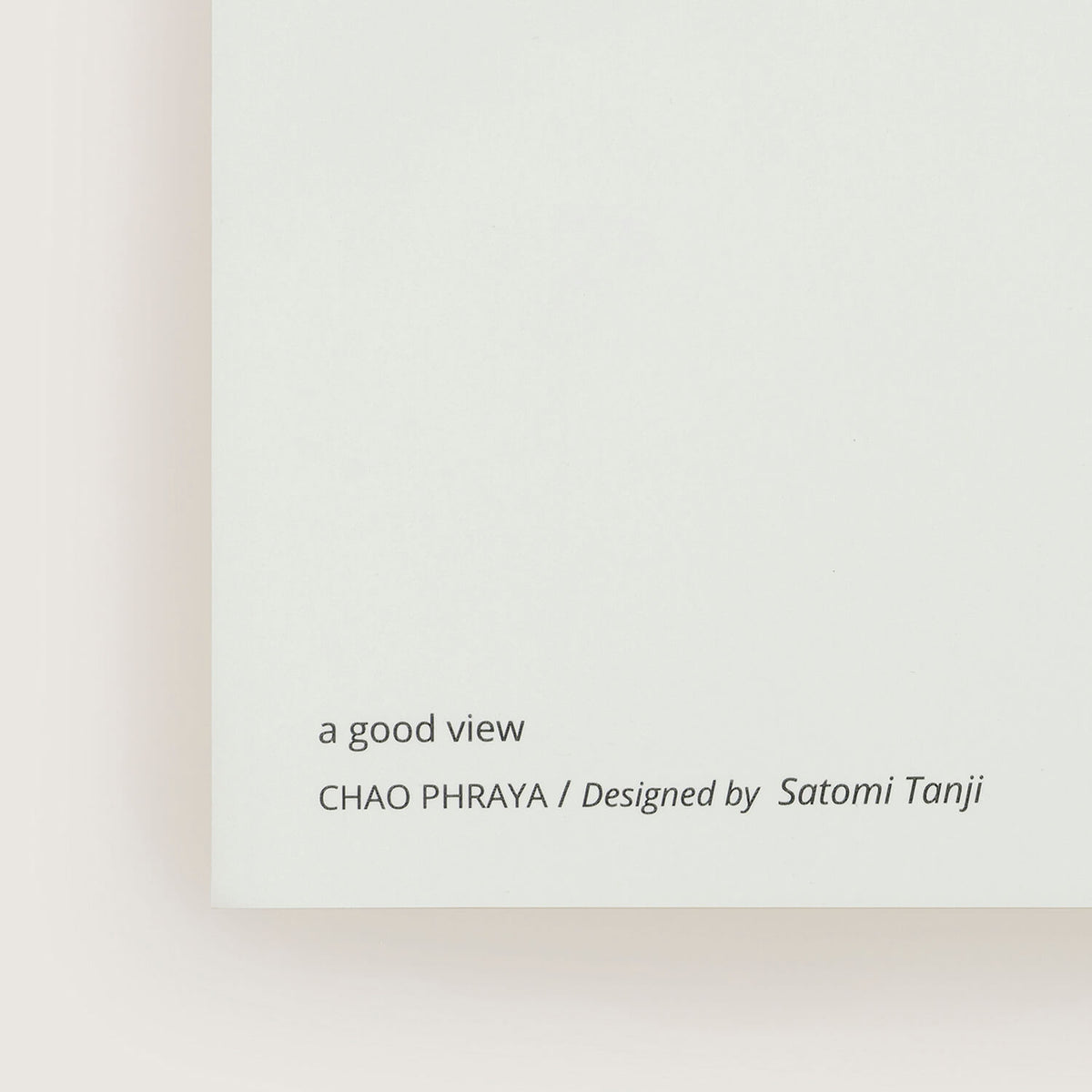 CHAO PHRAYA（チャオプラヤ）