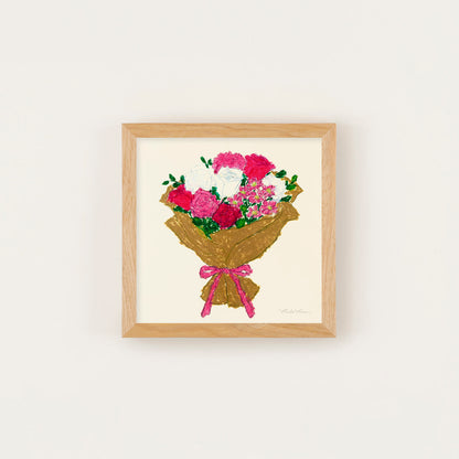 Rose Bouquet Frame Set