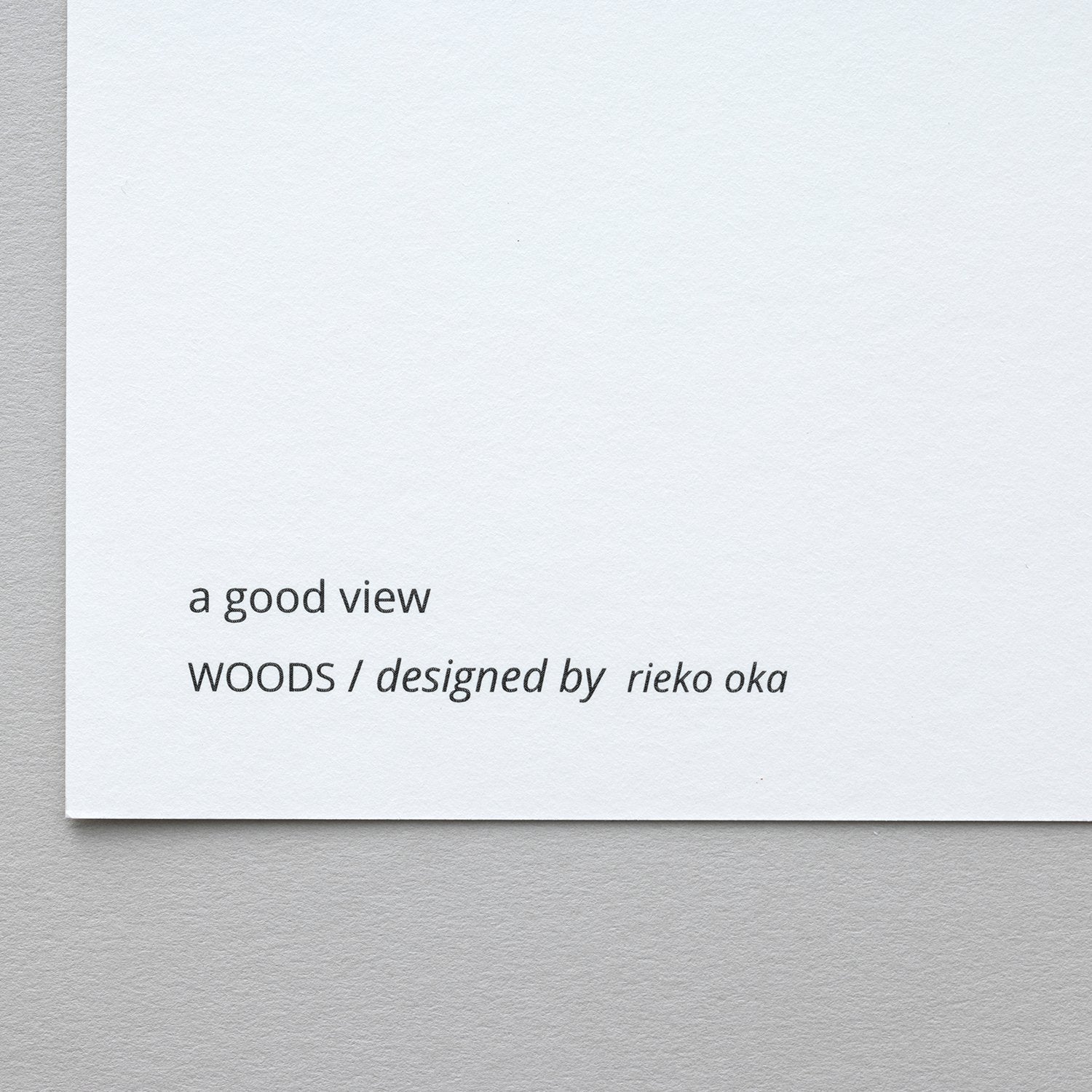 WOODS（ウッズ）green - a good view